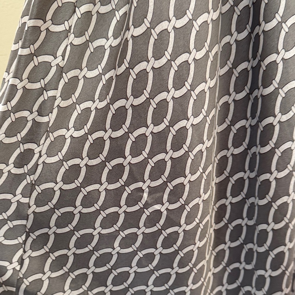 I.N.C -100% silk halter dress-chain link pattern - Picture 7 of 8